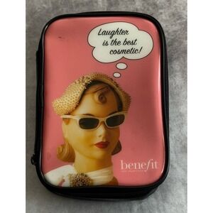 Benefit Cosmetics Gabbi Glickman Laughter Is The Best Cosmetic! Make Up Bag Case